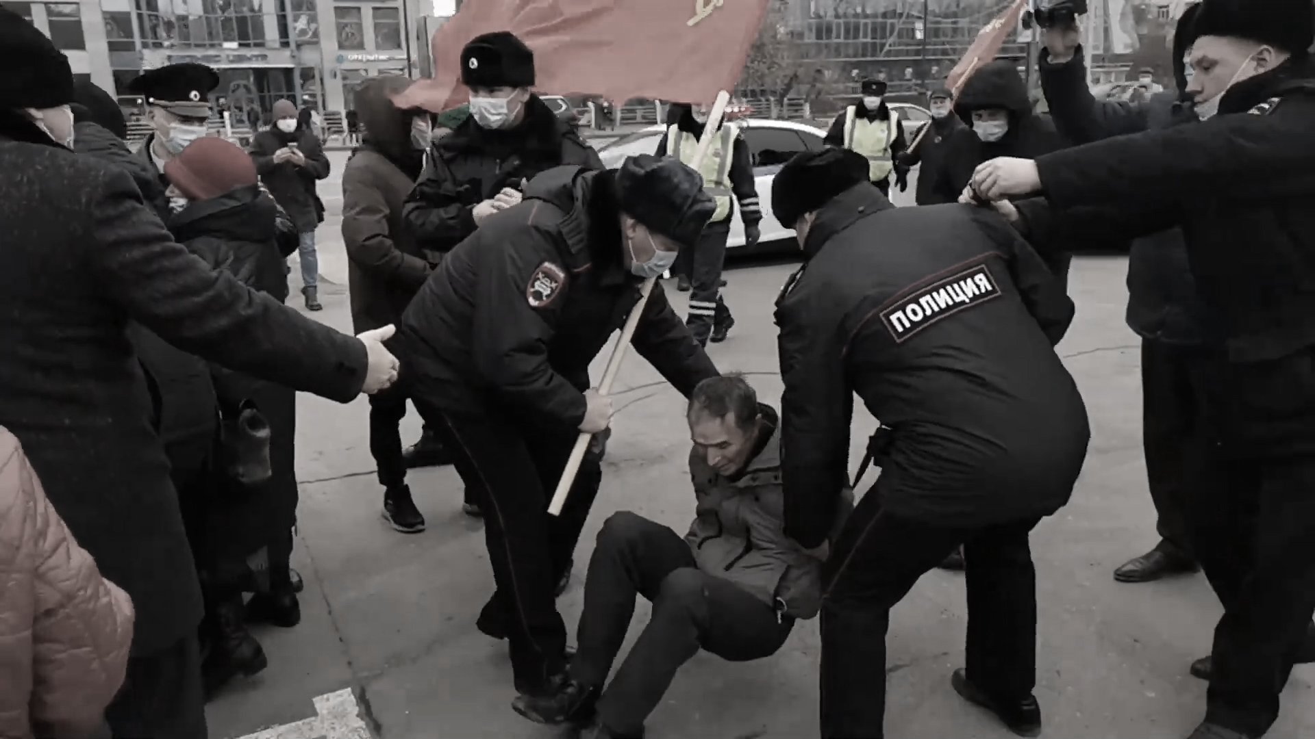 Repressione poliziesca a Tyumen